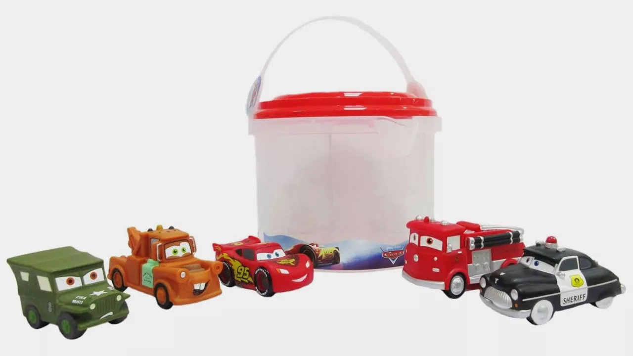 Mold-Free Bath Toy (Pixar Cars Theme)